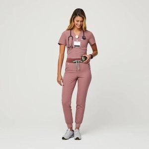 Figs Mineral Mauve Zamora™ High Waisted 2.0 - Jogger Scrub Pants